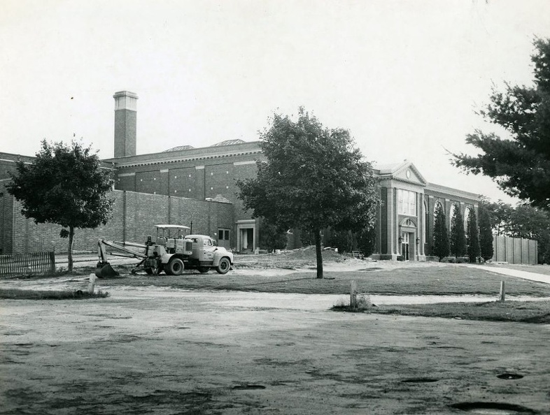 Work being done on the Bethlehem Jr. High (now the Middle School) on April 29, 1957. BCJHS1957.jpg