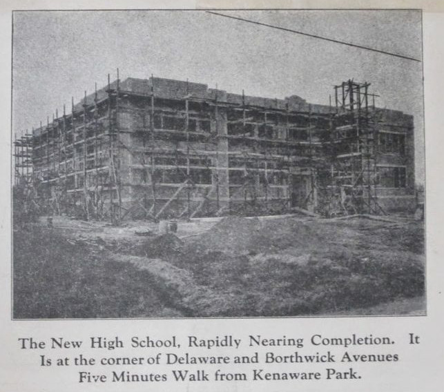 The old BCHS under constuction